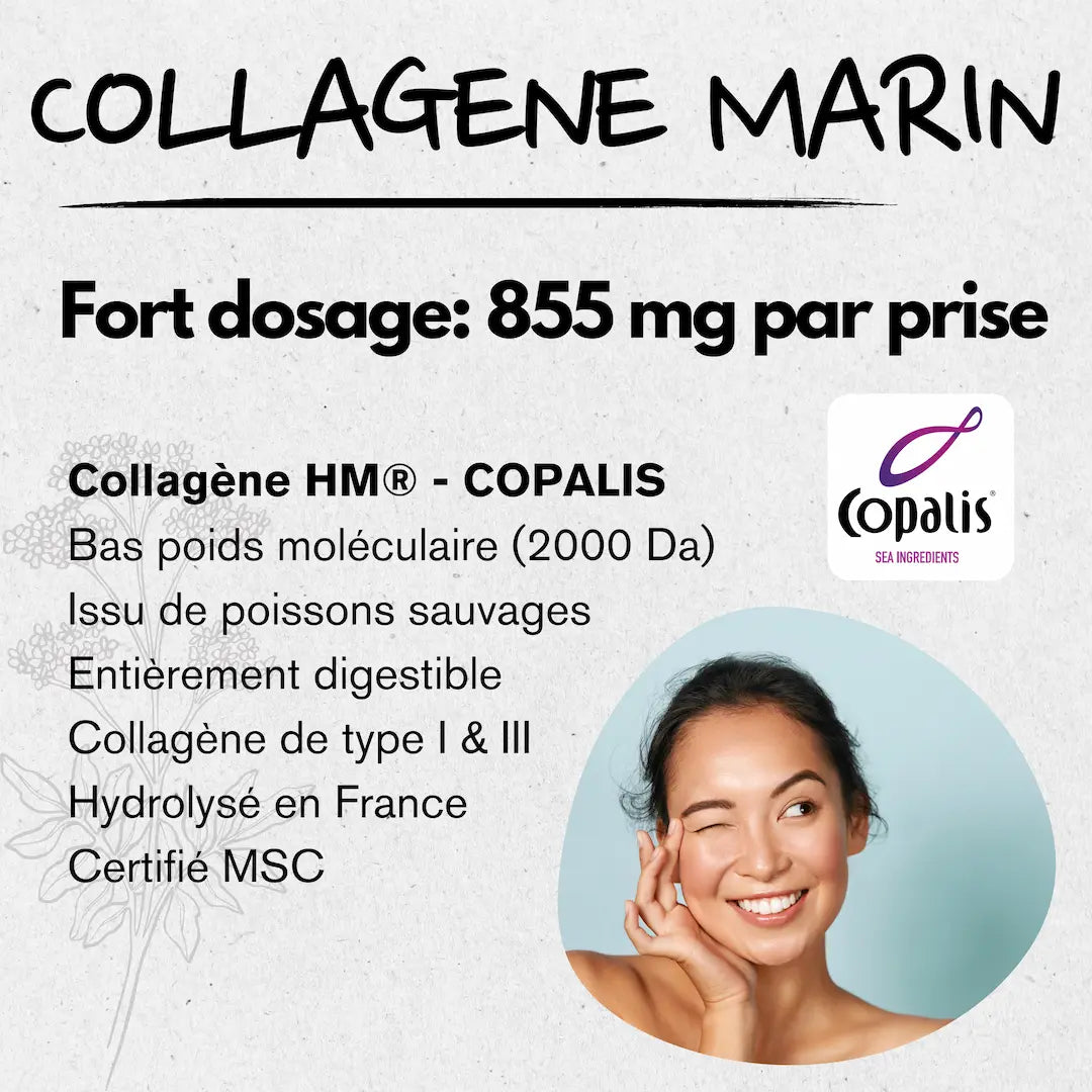 Collagène marin + acide hyaluronique + Q10